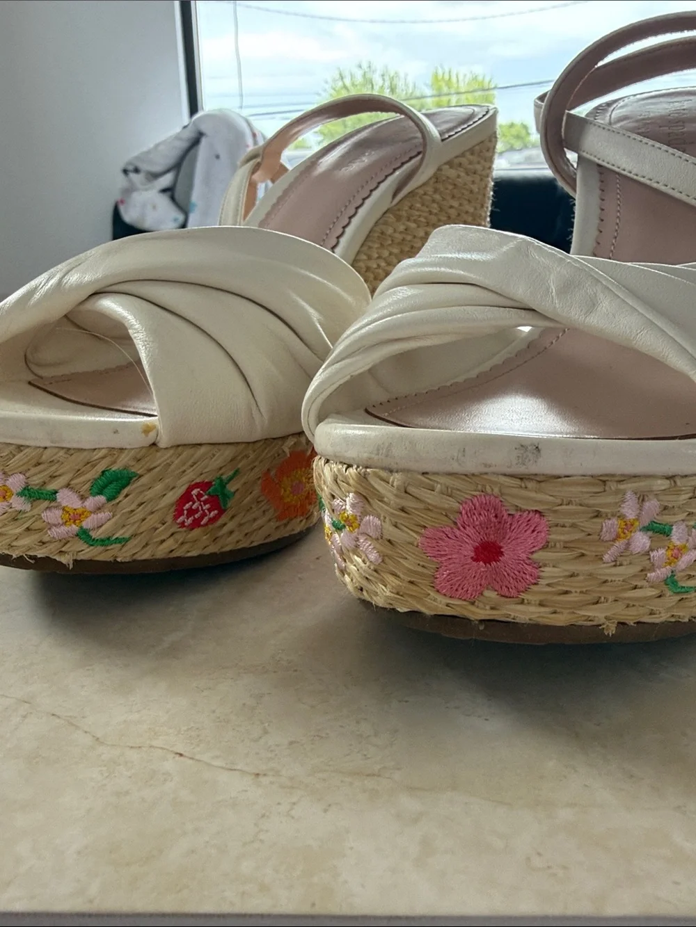 Kate spade Tallulah Strawberry Garden Espadrilles